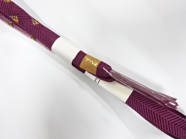 未使用品　正絹　手組帯締め